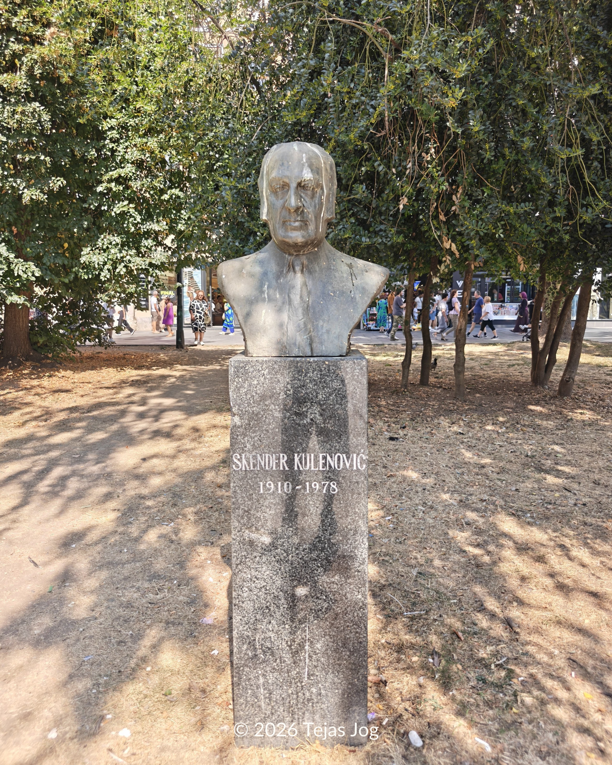 Skender Kulenovic statue