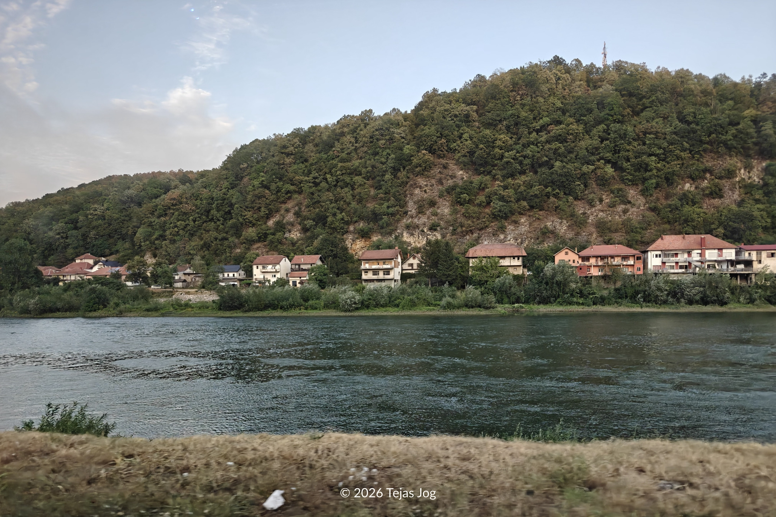Driving along the Drina River