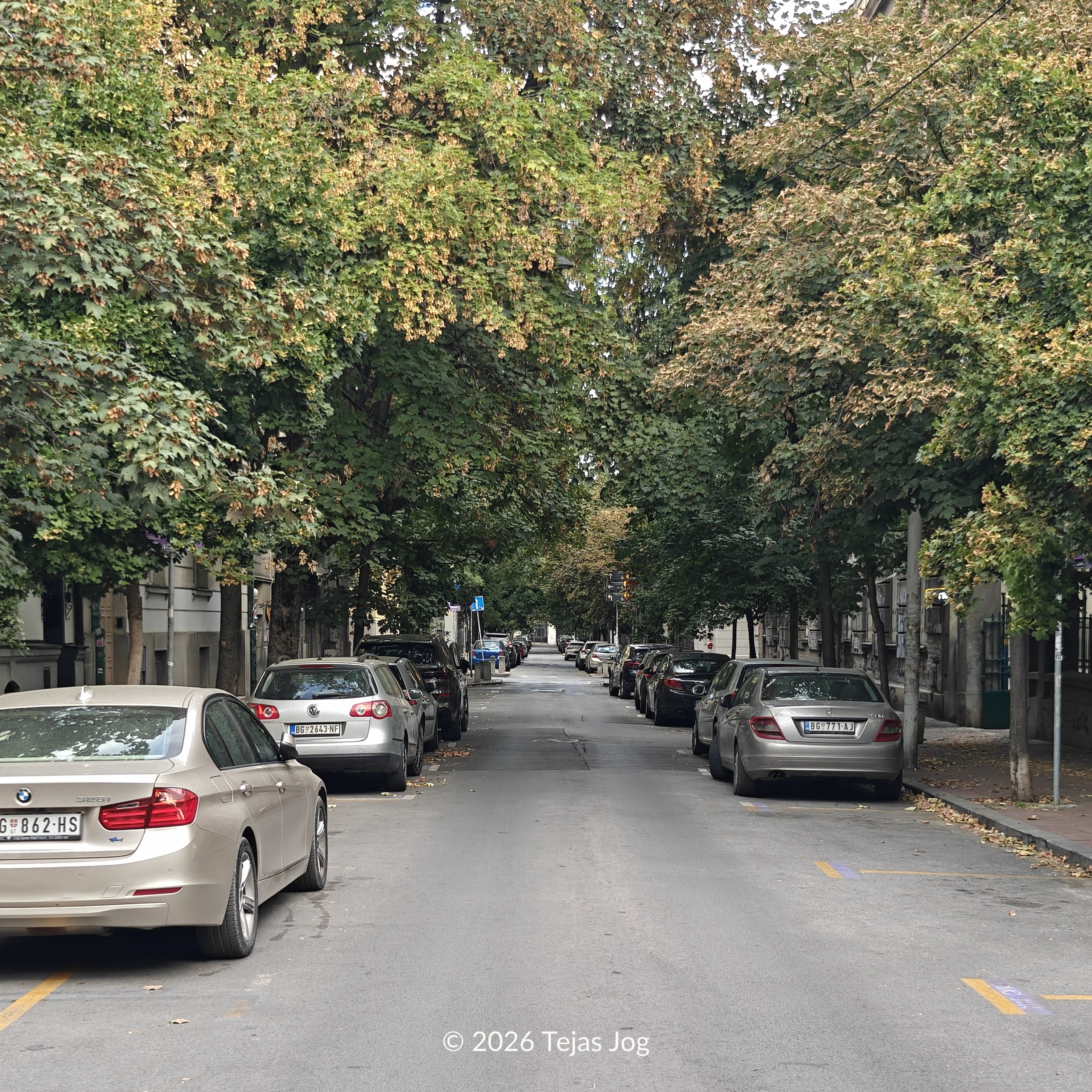 Walking to the Bajrakli Mosque