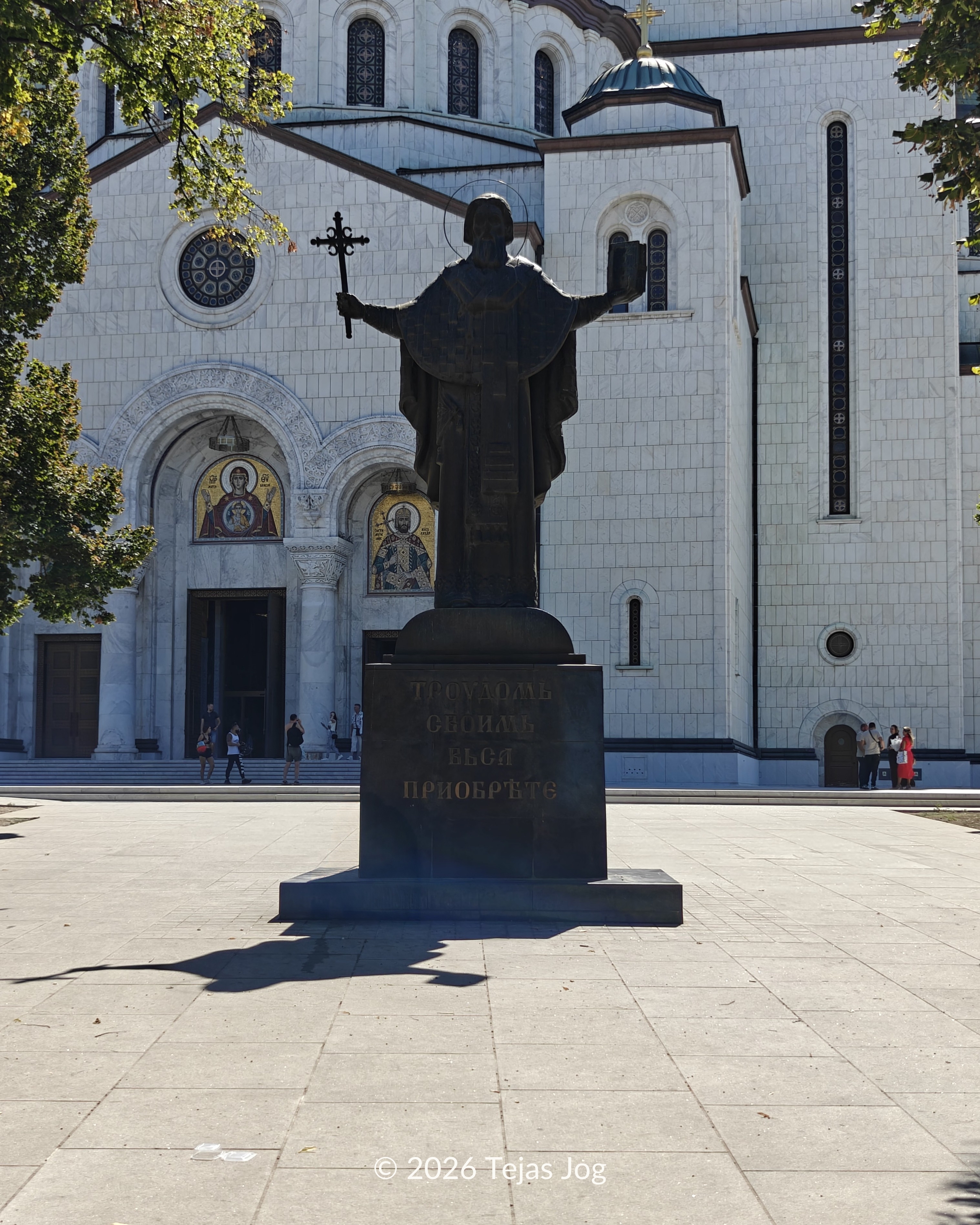 Statue of Saint Sava / Споменик Светом Сави