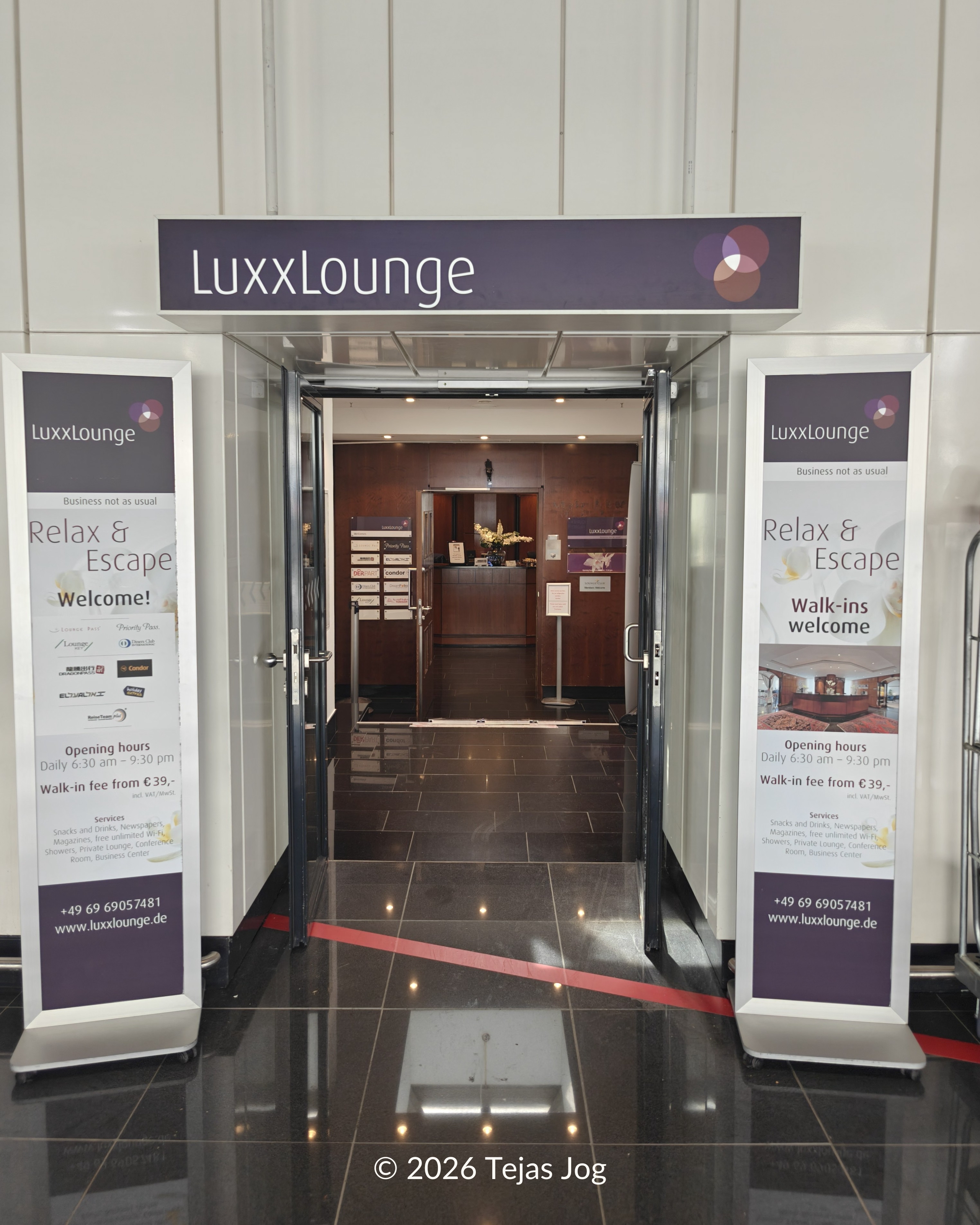 LuxxLounge at Frankfurt airport