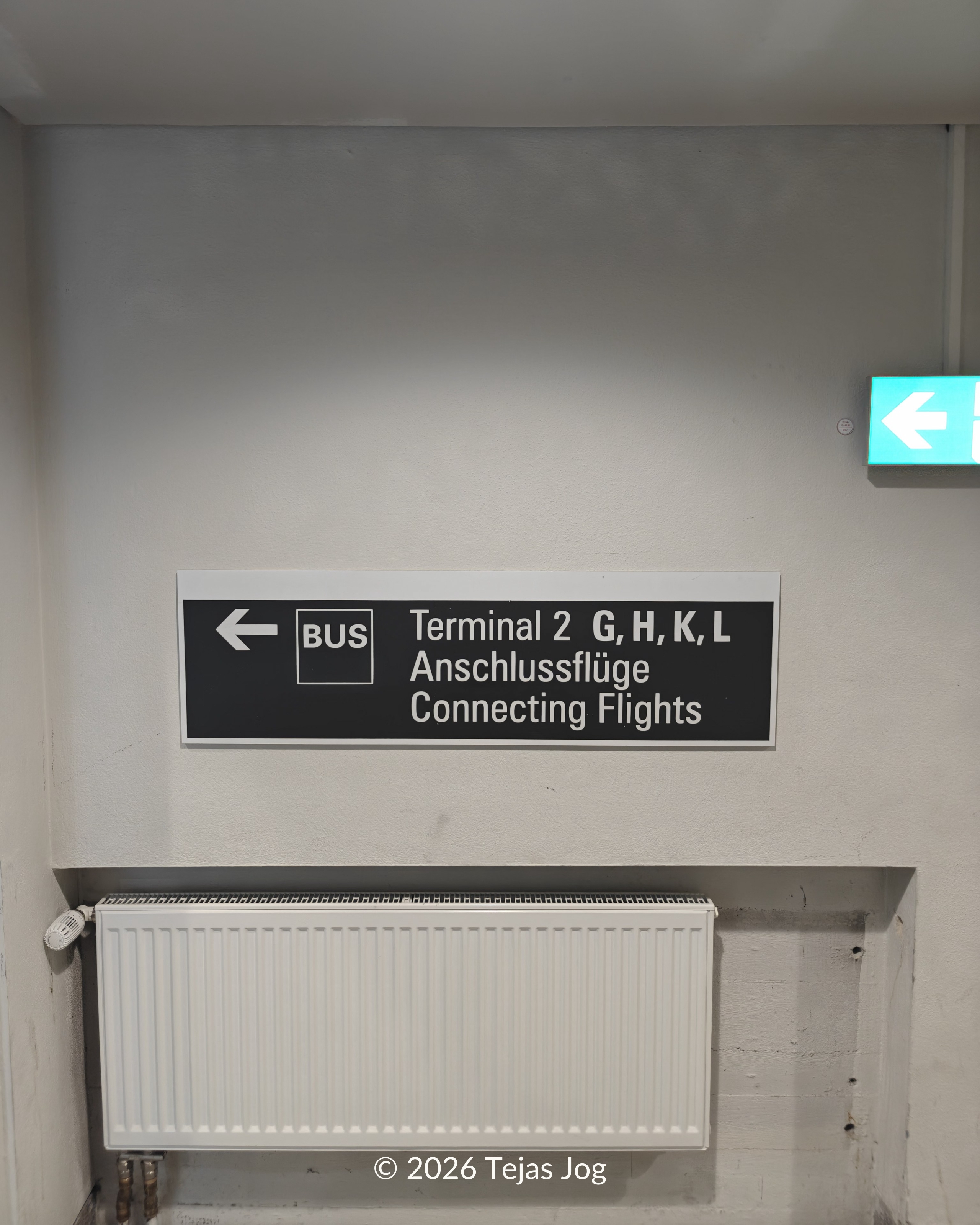 Inter-terminal air-side shuttle to Terminal 2 at Munich Airport