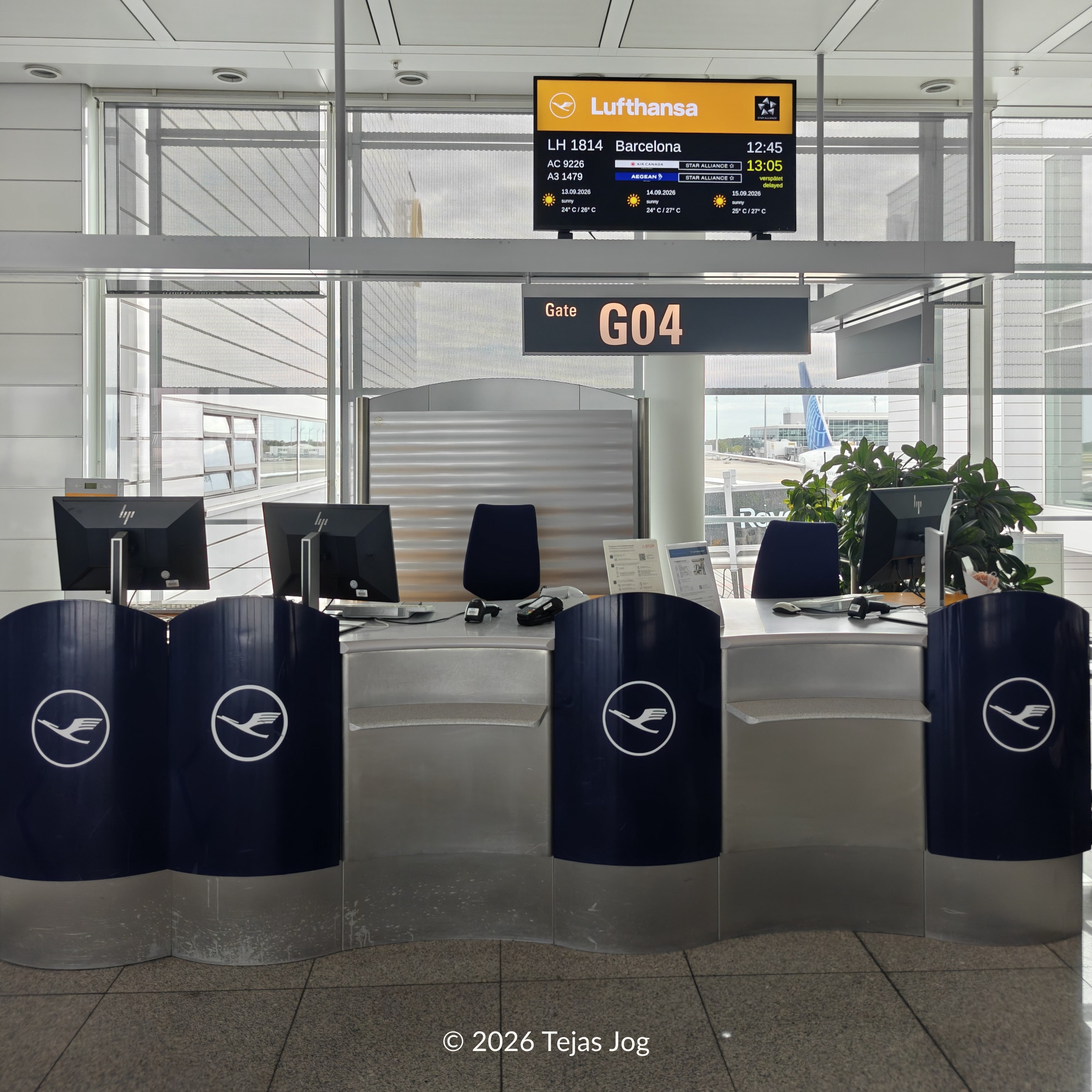 Lufthansa 1814 from Munich to Barcelona