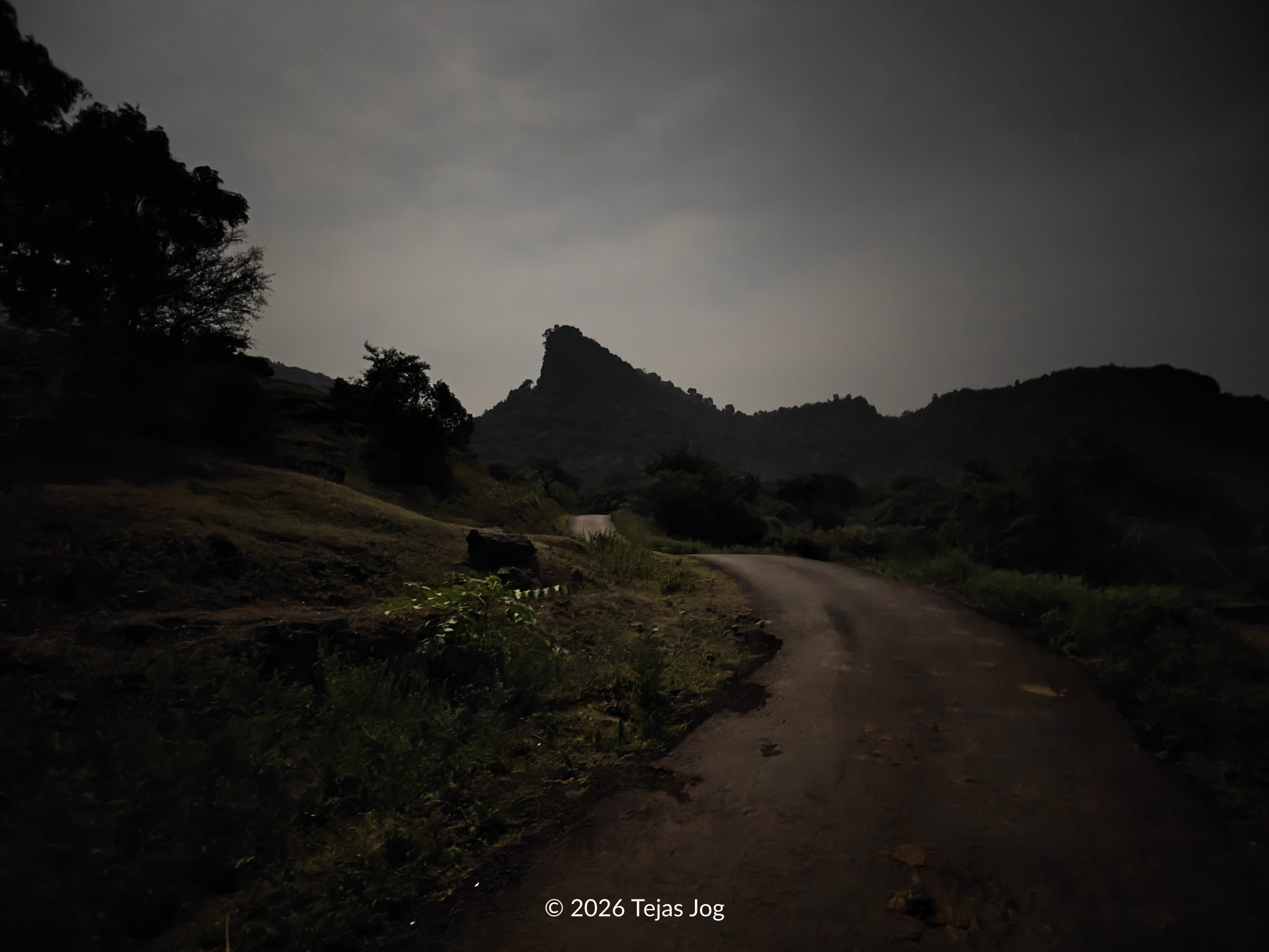 Looking back at Rajdeher Fort